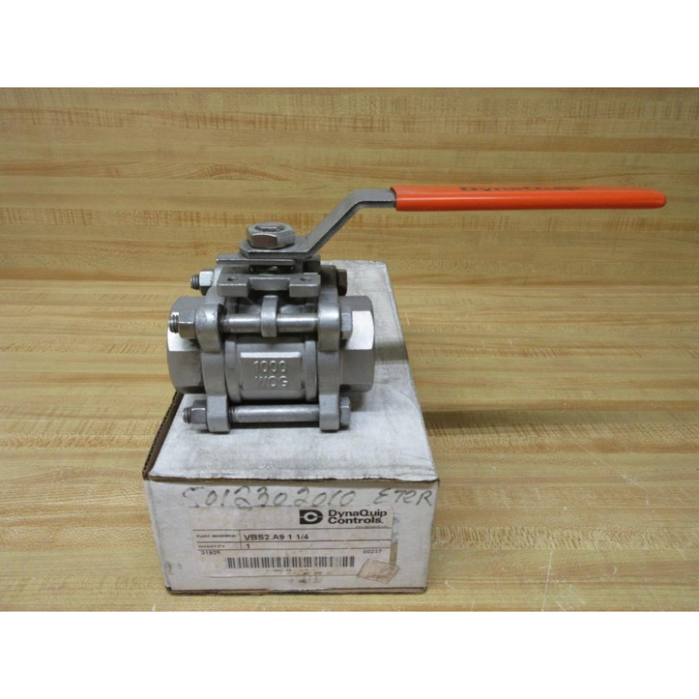 DynaQuip Controls VBS2.A9 1-14 Ball Valve VBS249114