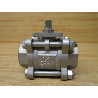 DynaQuip Controls VBS2.A9 1-14 Ball Valve VBS249114 WO Lever - New No Box