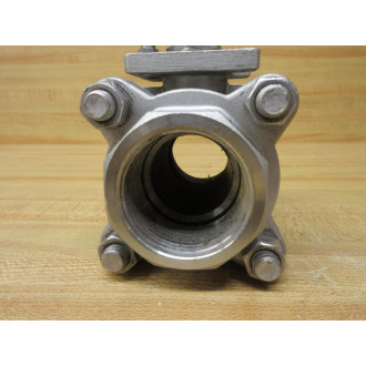 DynaQuip Controls VBS2.A9 1-14 Ball Valve VBS249114 WO Lever - New No Box