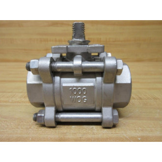 DynaQuip Controls VBS2.A9 1-14 Ball Valve VBS249114 WO Lever - New No Box