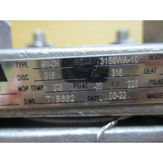 Warren 3156WA-10 Swing Check Valve Type SW-CH - New No Box