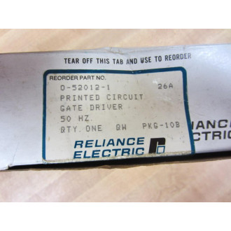 Reliance Electric 0-52012-1 Gate Driver O-52012-1