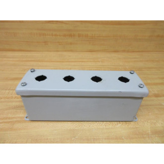 Hoffman E4PBGXM Push Button Enclosure - Used