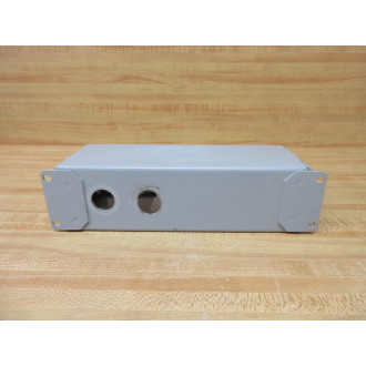 Hoffman E4PBGXM Push Button Enclosure - Used