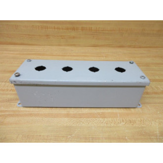 Hoffman E4PBG Push Button Enclosure - Used