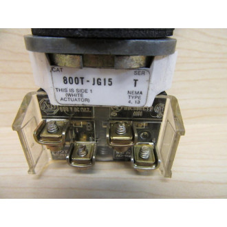 Allen Bradley 800T-JG15A Selector Switch - Used