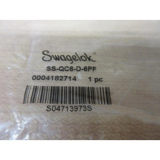 Swagelok SS-QC6-D-6PF Quick Connect Valve Stem 0004182714