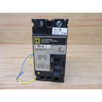 Square D FAL220601202 Circuit Breaker - Used