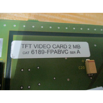 Allen Bradley 6189-FPABVC TFT Video Card 77151-205-51 - Used