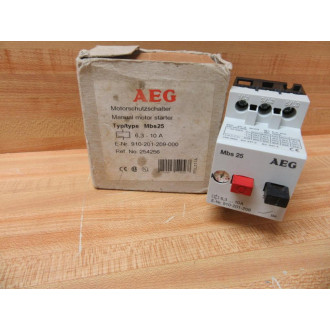 AEG 910-201-209 6.3-10A Starter MBS25 910-201-209-000 Chipped Corner