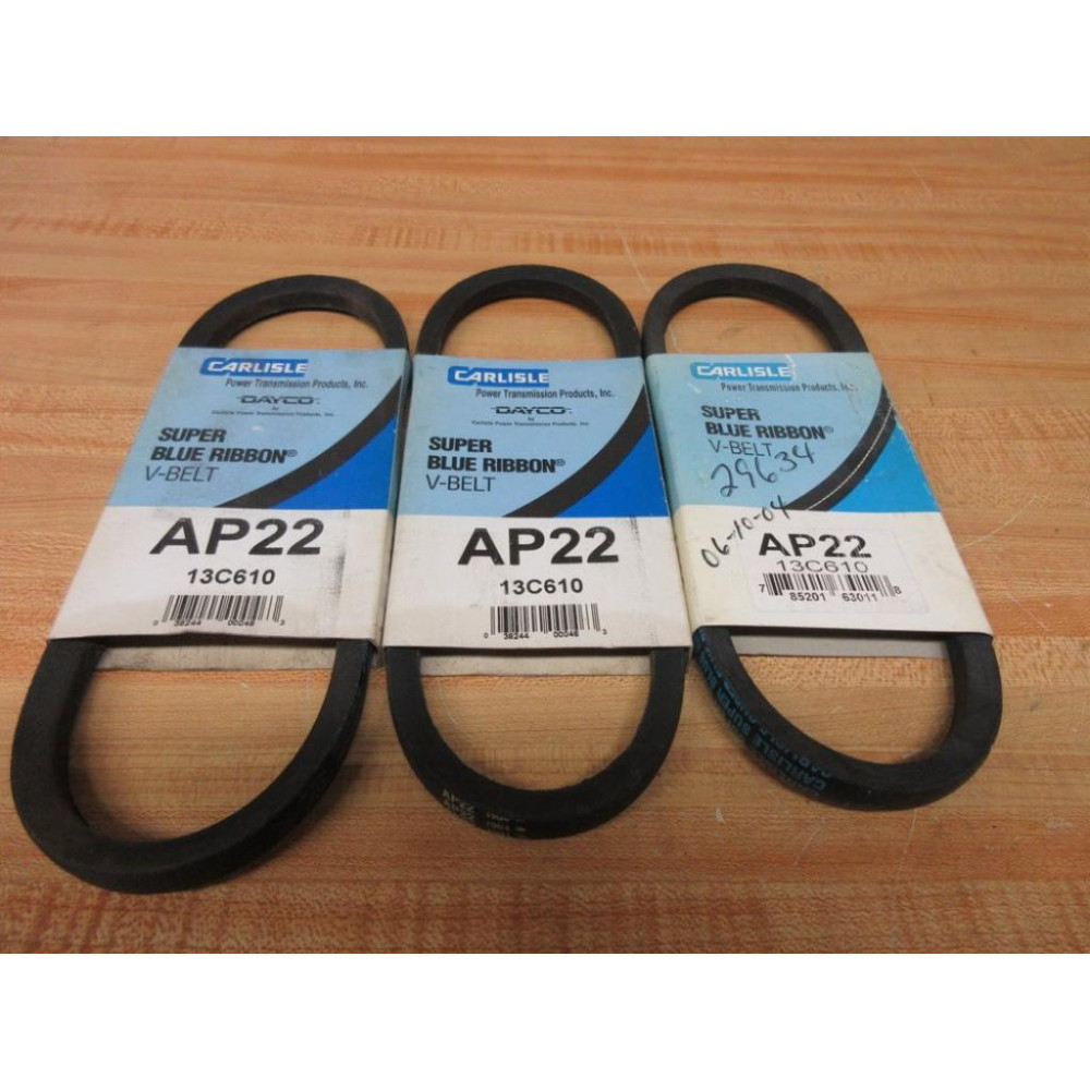 Carlisle AP22 Timken V Belt (Pack of 3)