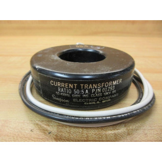 Simpson Electric Company 01293 Current Transformer