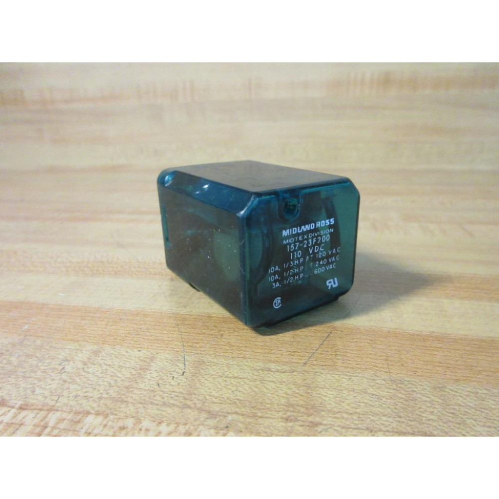 Midland Ross 157-23F200 Midtex Relay 15723F200 - Used
