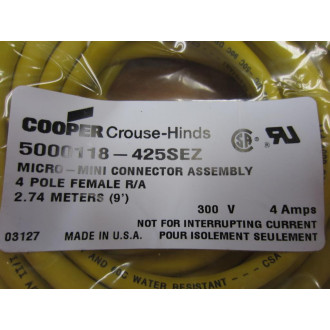 Crouse & Hinds 5000118-425SEZ Cable 5000118425SEZ