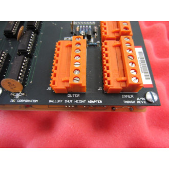IDC TM80 CPU Board Rev E-6 with Balluff Shut Height Adapter Board - Used