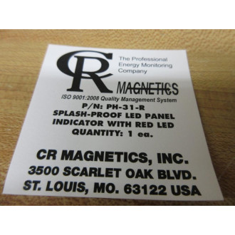 CR Magnetics PH-31-R LED Panel Indicator PH31R