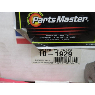 A-1 Cardone 10-1929 Parts Master - Master Cylinder 101929 - Refurbished