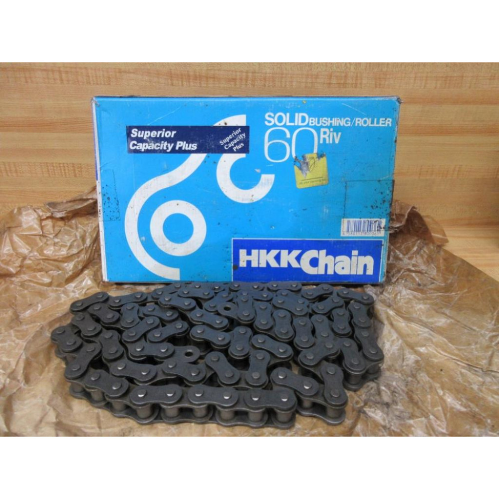 HKK Chain 60RIV Superior Capacity Plus Roller Chain HHK60