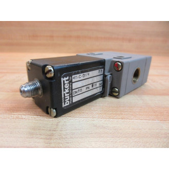 Burkert 411-C-G14 Solenoid Valve 411CG14 - Used
