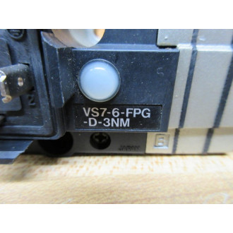 SMC VS7-6-FPG-D-3NM Solenoid Valve VS76FPGD3NM - New No Box