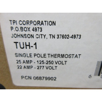 TPI TUH-1 Single Pole Thermostat 71-304