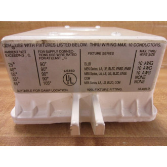 Holophane QDH Electrical Box C0-701 - New No Box