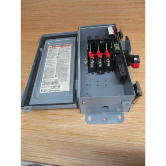 Square D HU361AWKEI Disconnect Switch WO Handle 4056684150K - Used