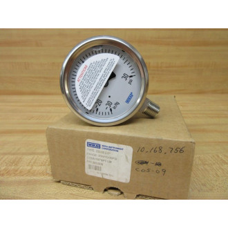 Wika 9833638 Fluid Filled Pressure Gauge 233.53 2.5"
