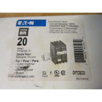 Eaton GFTCB220 20A Circuit Breaker