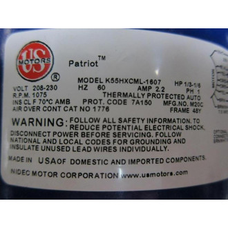 Patriot S81-776 Condenser Fan Motor 1776