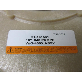 Promatch 21-161531 Poly Scrub Brush WG-400X Assy. - New No Box