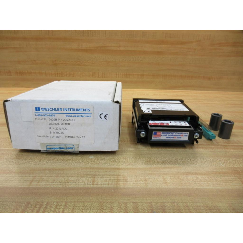 Newport Electronics 2002B-P 4-20MADC Voltmeter 2002BP420MADC
