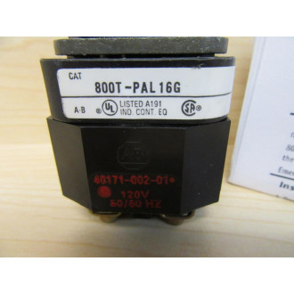 Allen Bradley 800T-PAL16G Push Button Illum. 800TPAL16G - New No Box