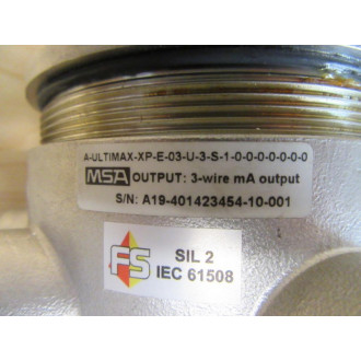 MSA A-ULTIMAX-XP-E-03-U-3-S-1-0-0-0-0-0-0-0 Gas Monitor - New No Box