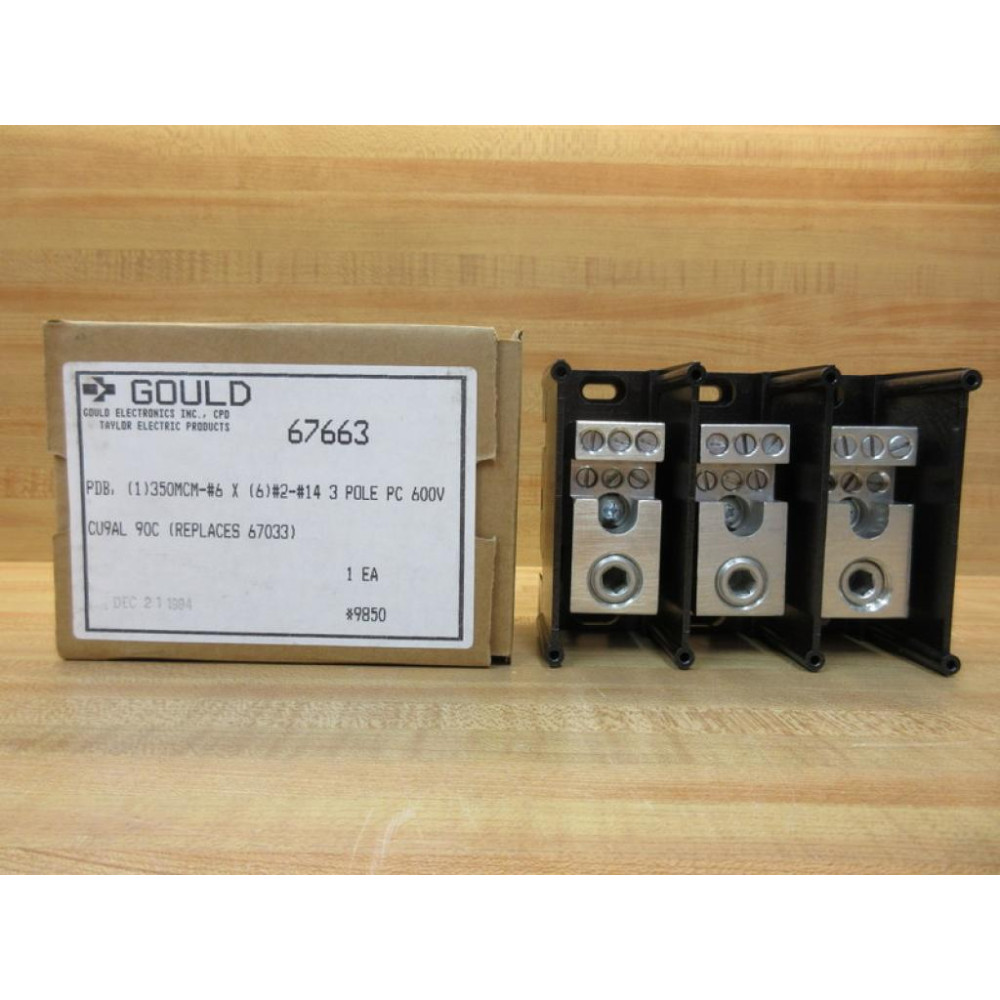 Gould 67663 Power Distribution Block