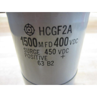 Hitachi HCGF2A Capacitor 1500MFD 400VDC - Used