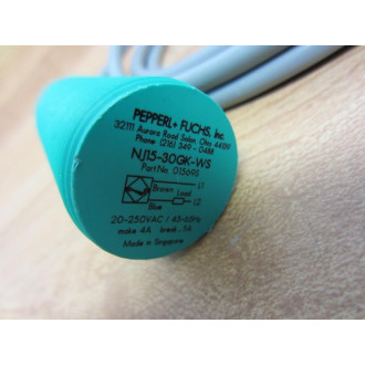 Pepperl + Fuchs 01569S Proximity Sensor NJ15-30GK-WS - New No Box