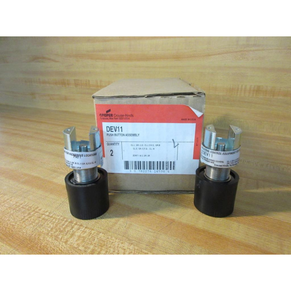 Crouse - Hinds DEV11 Cooper Push Button Assembly (Pack of 2)