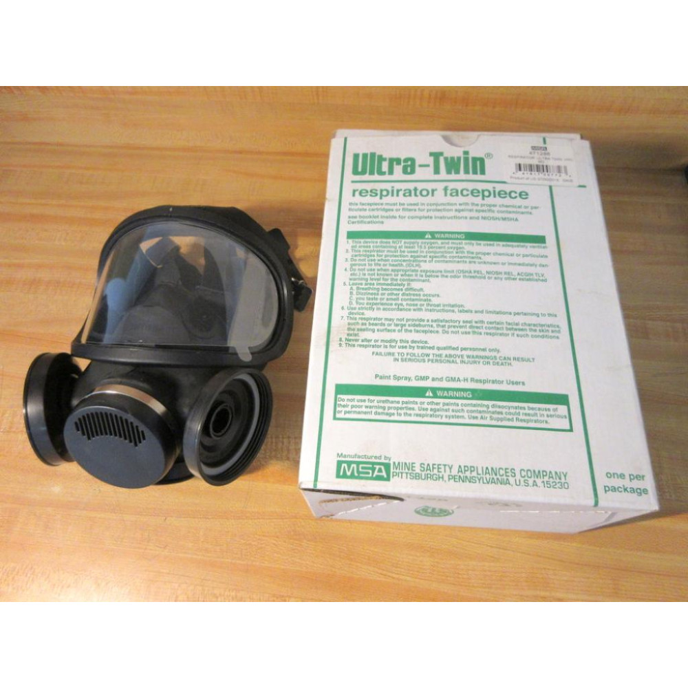 MSA 471286 Ultra-Twin Respirator Full-Facepiece