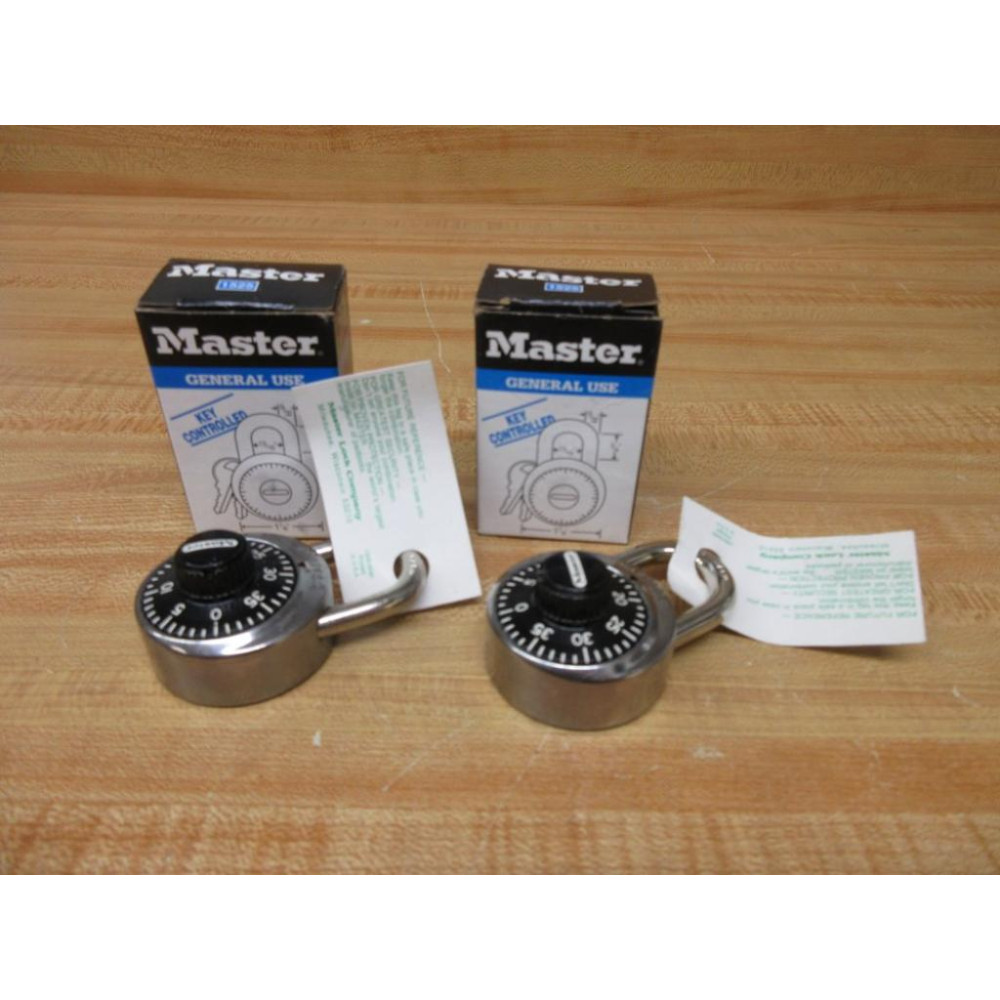 Master Lock 1525 Combination Padlock V652 (Pack of 2)