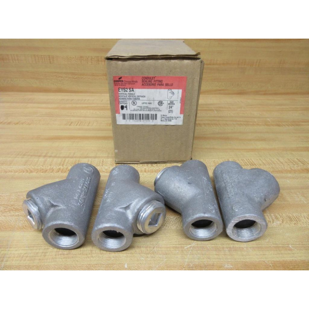 Cooper EYS2 SA Crouse-Hinds Condulet Sealing Fitting EYS2 (Pack of 4)