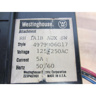 Westinghouse 1265C95G12 150A Circuit Breaker WLugs - Used