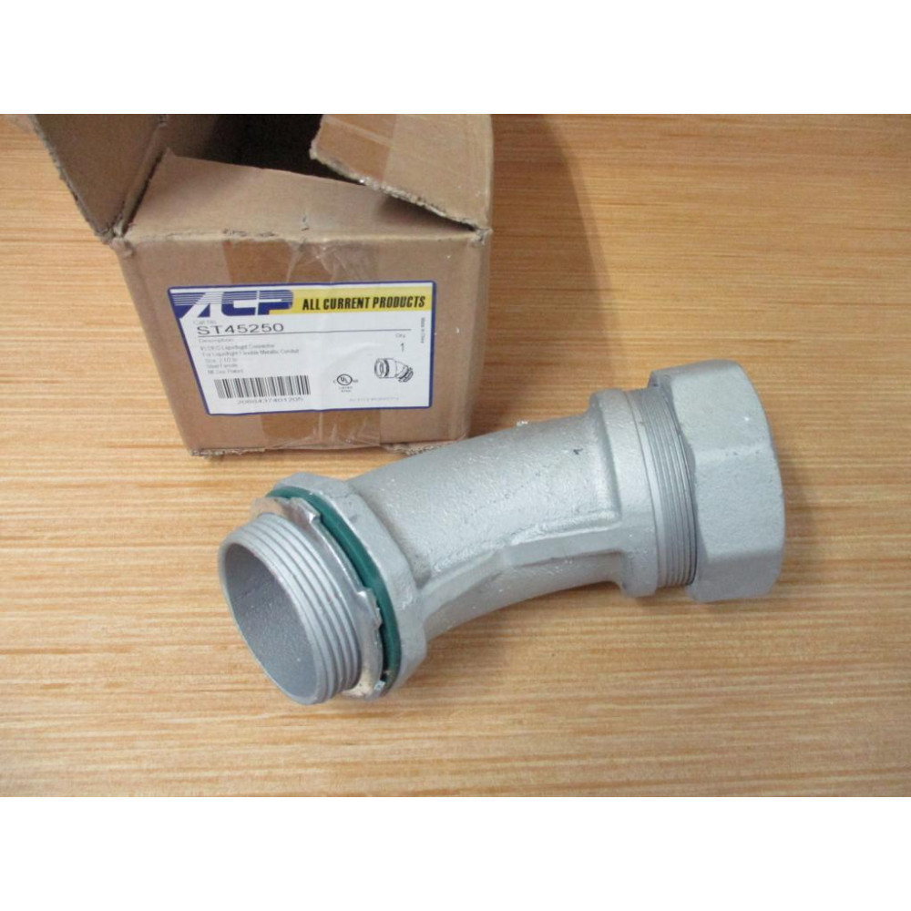 All Current Products ST45250 ACP 2-12" Liquidtight Connector 45°