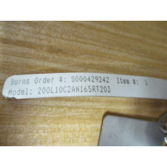 Burns 200L10C2AN165RT203 RTD Sensor - New No Box