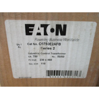 Eaton C0750E2AFB Industrial Control Transformer