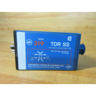 Automatic Timing & Controls 319B-006-Q-1-X ATC Relay 319 - New No Box
