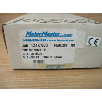 Transcat NP2002B-P Newport Digital Panel Meter 2002B-P