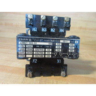 Square D 9070-EO-1 Transformer 9070-E0-1