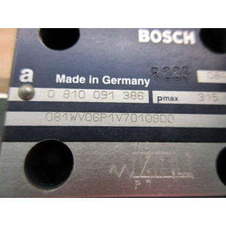 Bosch 081WV06P1V7010GD0 Pneumatic Valve