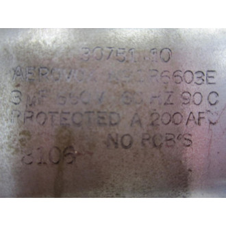 Aerovox N91R6603E Capacitor 30751-10 - Used